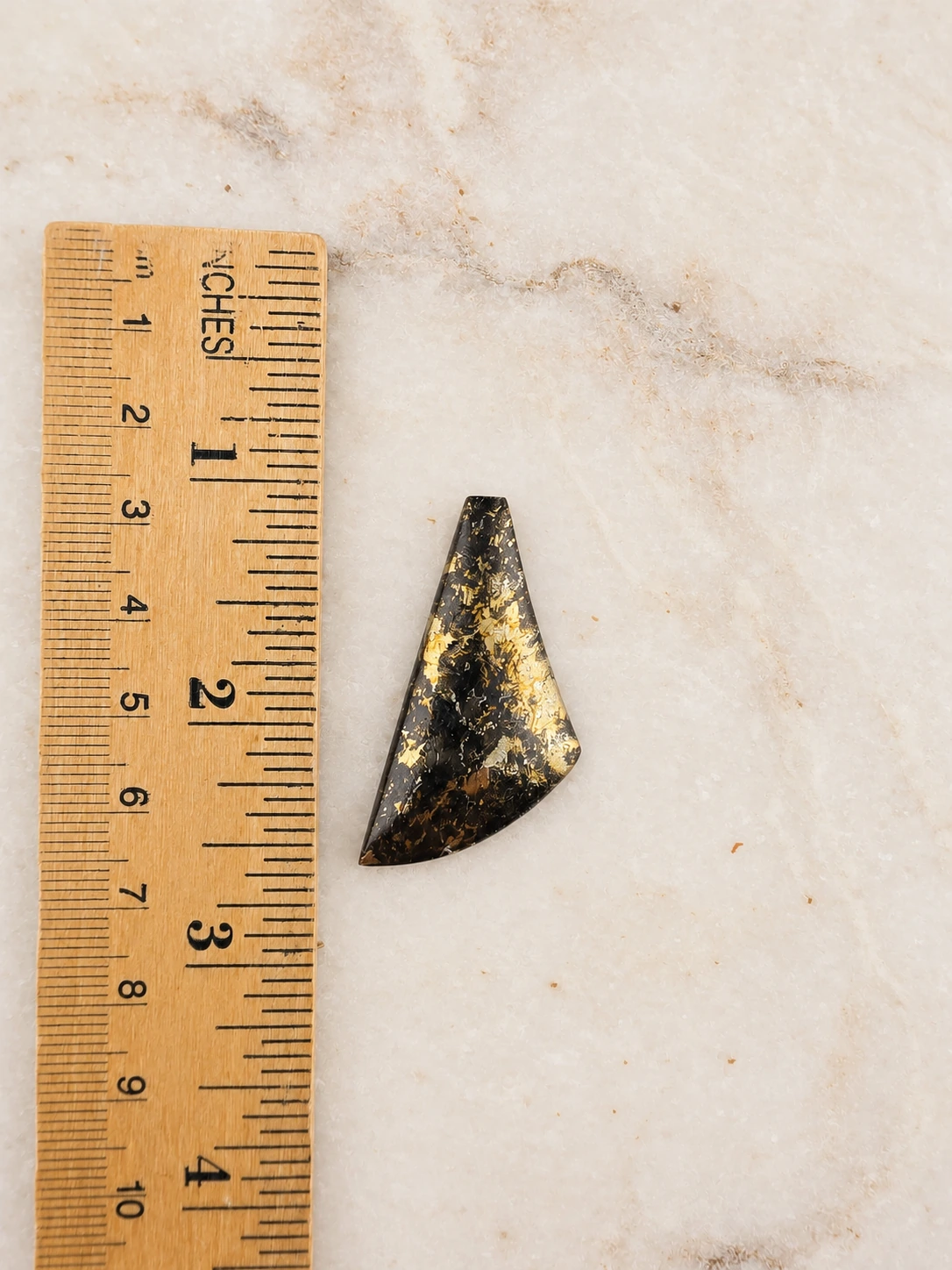 Apache Gold Tapered Cabochon, height