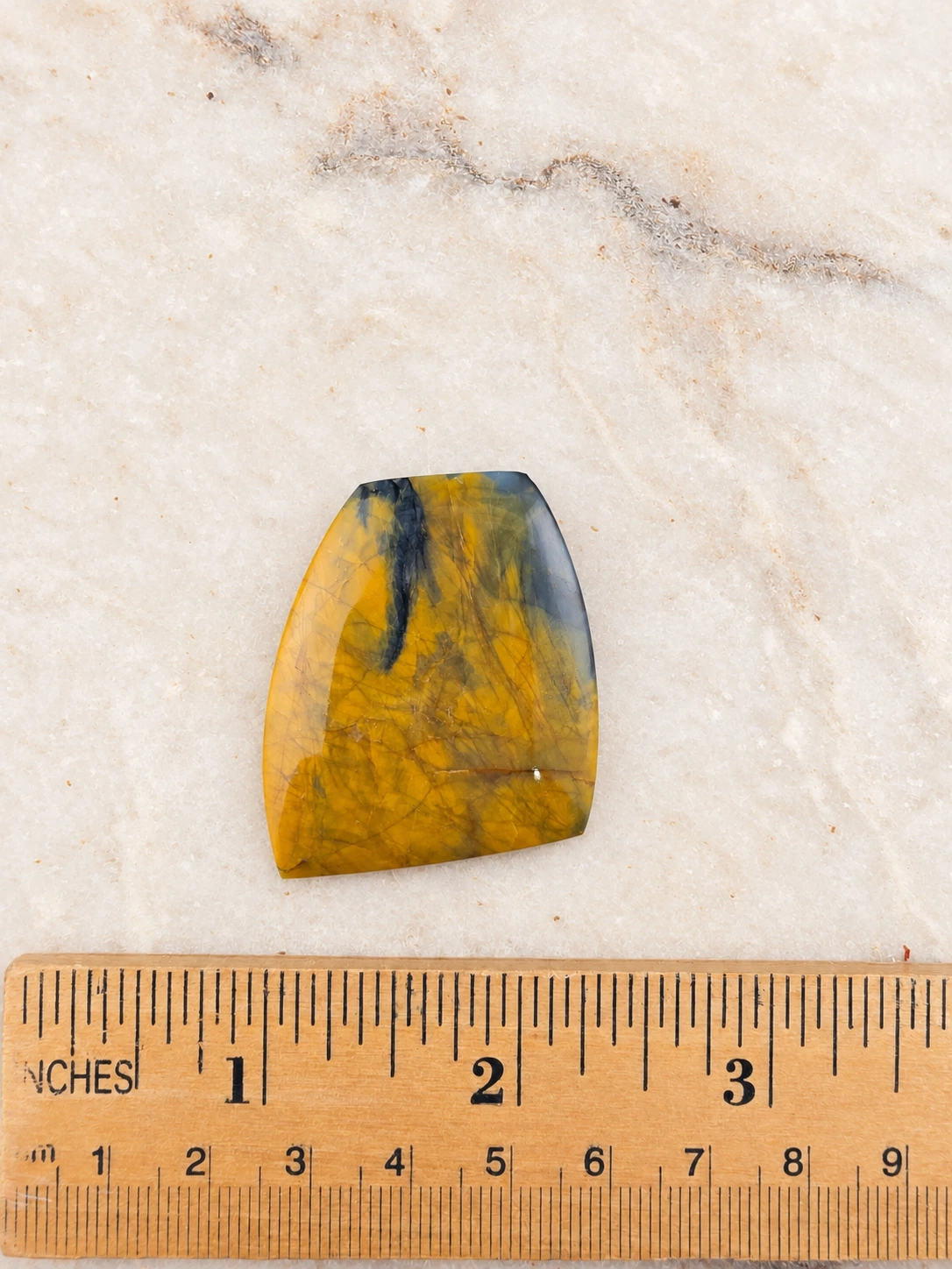 Golden Pietersite Freeform Cabochon, width
