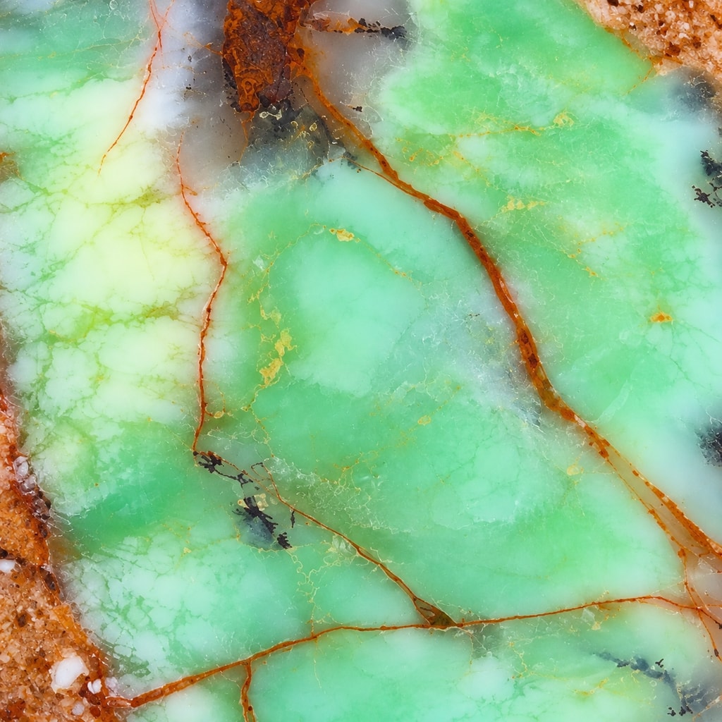 Citron chrysoprase representative material for a custom necklace or cabochon