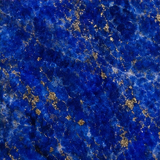Lapis lazuli color and pattern example